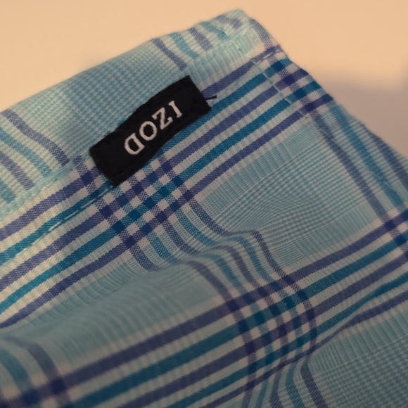 Men's Blue Plaid Button Down, XL - Picture 4 of 4